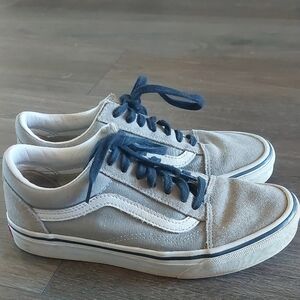 Vans Grey Suede Sneakers